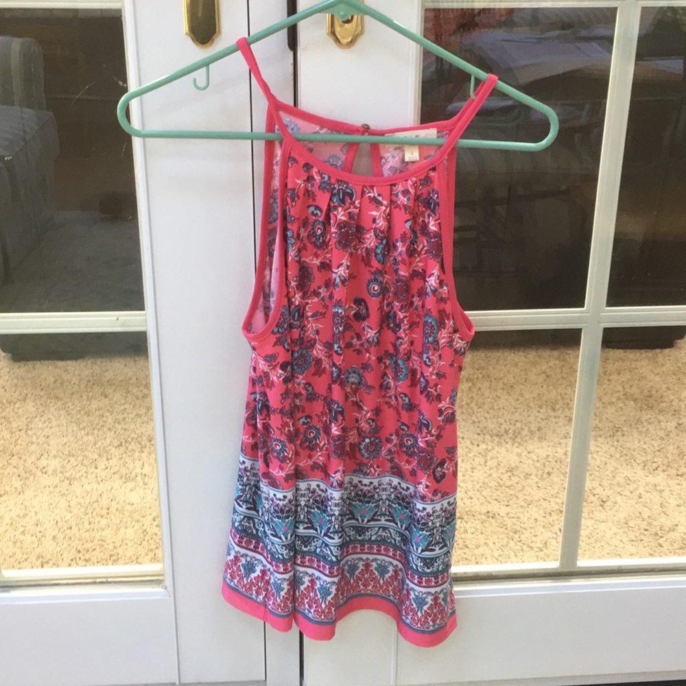 Flowered print top